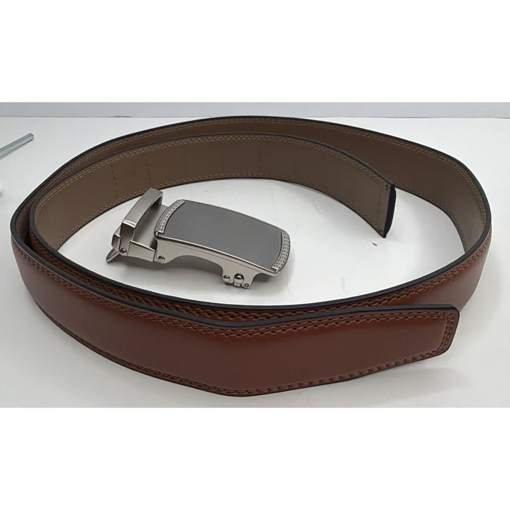 CHAOREN Mens Dress Belt  Micro Adjustable Belts Fits 32